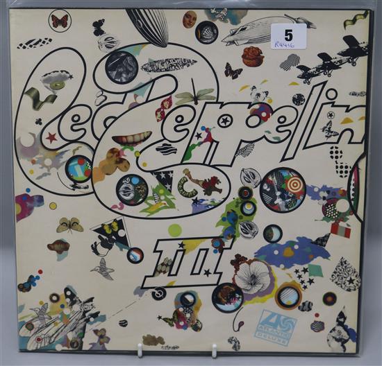 2401002 LED ZEPPELIN III, UK LP, EX+ - EX+